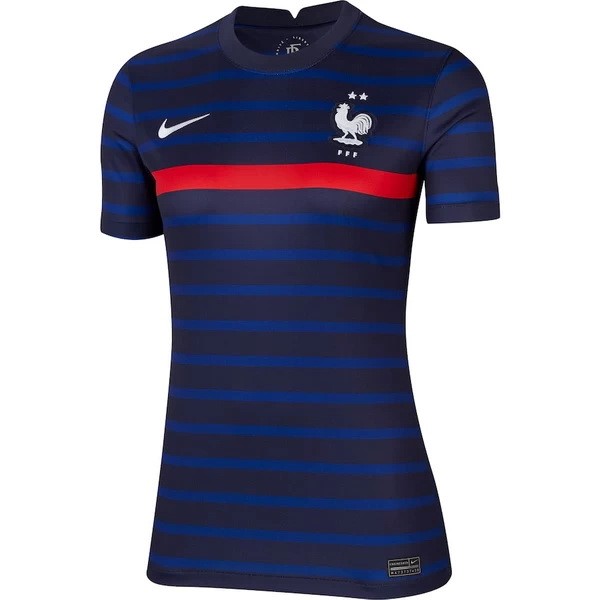 Camiseta Francia 1ª Kit Mujer 2020 Azul